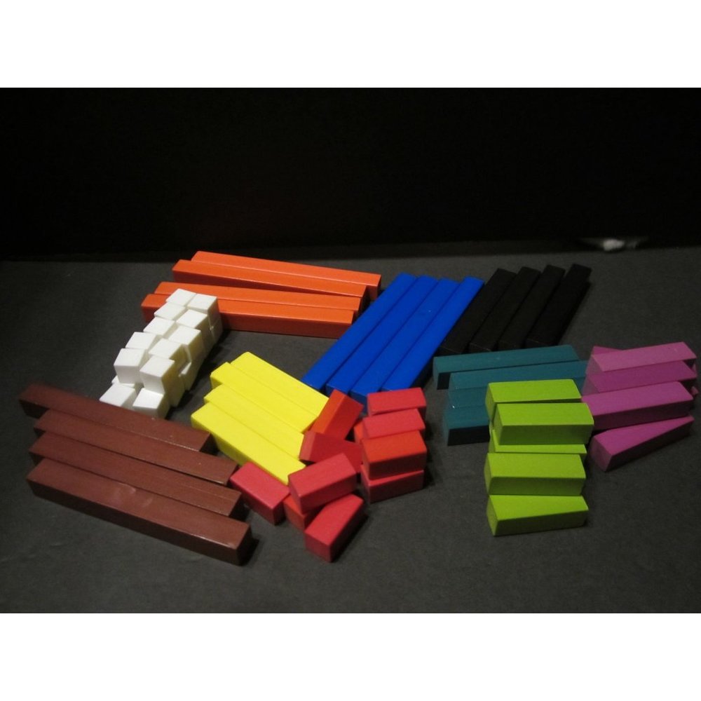 COPY - Teaching  Math ETA Cuisenaire Rods Math Manipulatives s10299